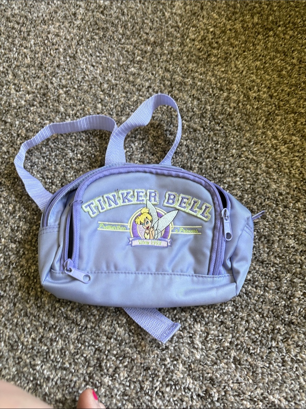 Tinker Bell Lavender Crossbody Bag